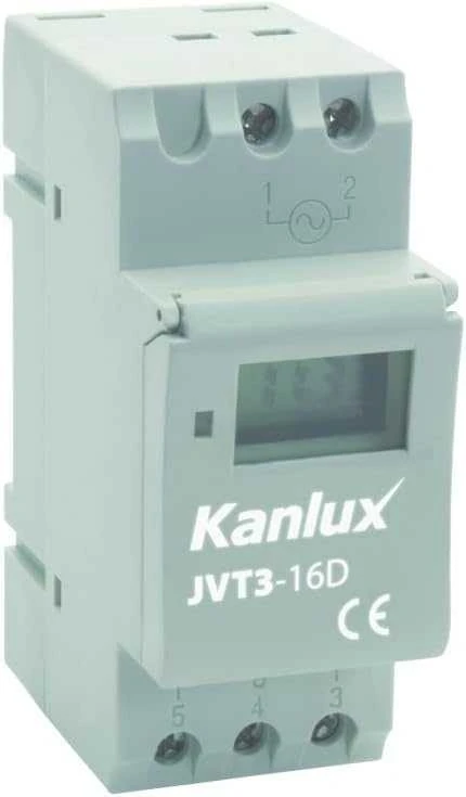 Kanlux Elektroninis laiko programuotojas su astronomine funkcija JVT3-16AS