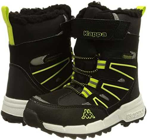 Buty vaikams Kappa Floki Tex juoda-limonkowe 260975K 1133 (31)