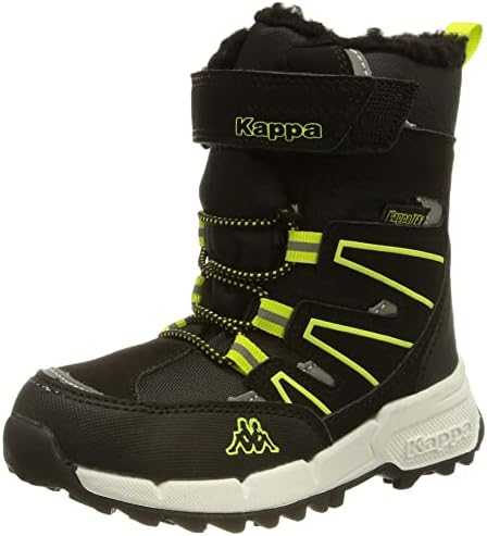 Buty vaikams Kappa Floki Tex juoda-limonkowe 260975K 1133 (31)