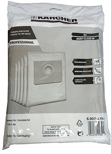 Karcher Fleece Filtravimo maišelių rinkinys-flionas 25L