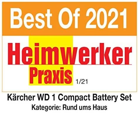 Karcher Akumuliatorinis dulkių siurblys WD 1 Compact Battery Set 18 V
