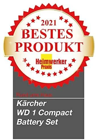 Karcher Akumuliatorinis dulkių siurblys WD 1 Compact Battery Set 18 V