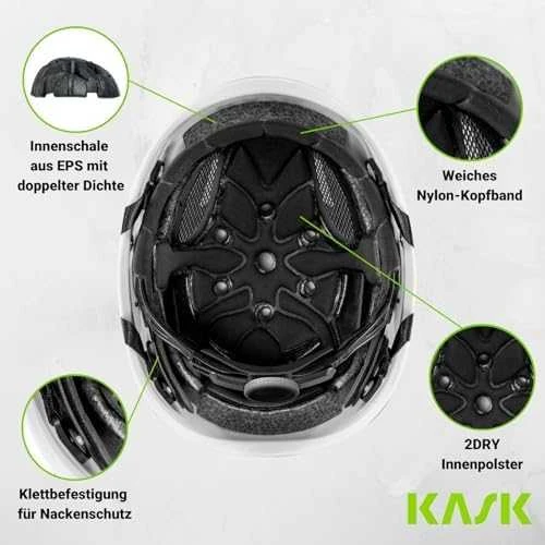 Italija Kask SuperPlasma AQ baltas šalmas