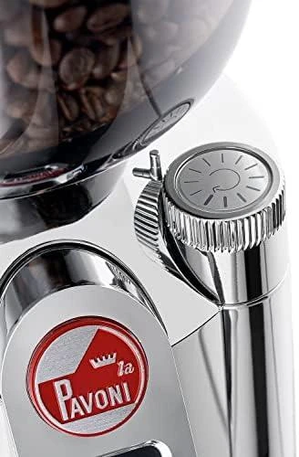 Kavamalė La Pavoni Cilindro Espresso Coffee Grinder - Sidabrinis