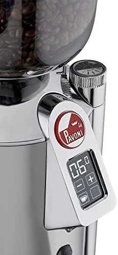 Kavamalė La Pavoni Cilindro Espresso Coffee Grinder - Sidabrinis