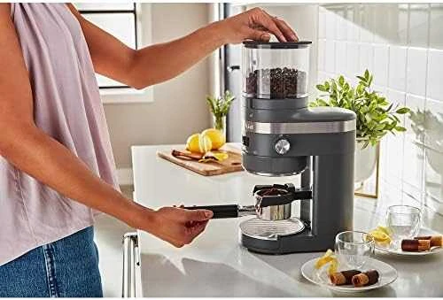Kavamalė KitchenAid 5KCG8433EDG, matinė pilka