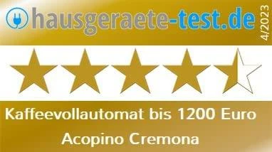 Slėginis kavos aparatas Acopino Cremona Juodas