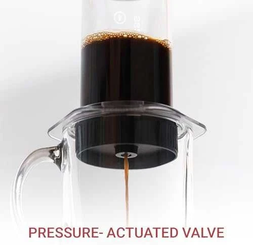 AeroPress Flow Control Lašelinis Cap Kavos aparatas cover Juodas