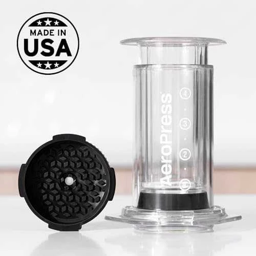 AeroPress Flow Control Lašelinis Cap Kavos aparatas cover Juodas