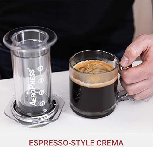 AeroPress Flow Control Lašelinis Cap Kavos aparatas cover Juodas