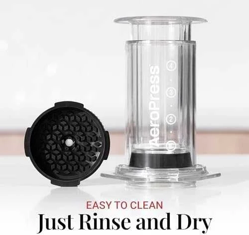 AeroPress Flow Control Lašelinis Cap Kavos aparatas cover Juodas