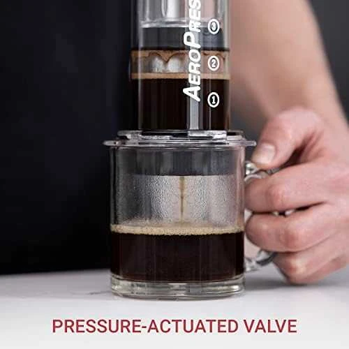 AeroPress Flow Control Lašelinis Cap Kavos aparatas cover Juodas