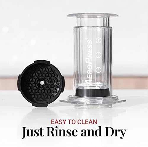 AeroPress Flow Control Lašelinis Cap Kavos aparatas cover Juodas