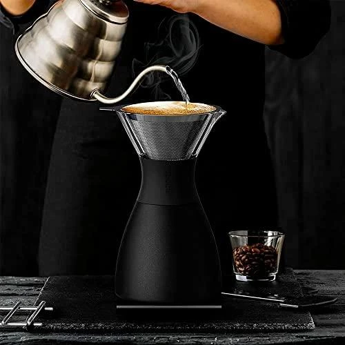 Asobu Pour Over Juodas/Juodas 6 cups
