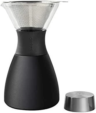 Asobu Pour Over kavinukas su tinkleliu ir dangteliu