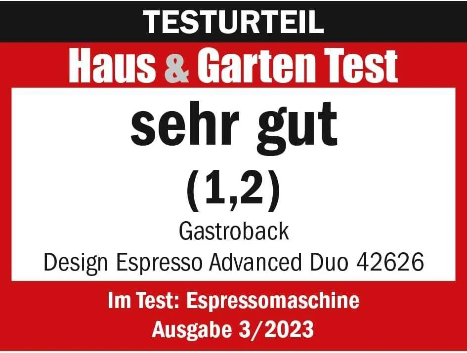 Kavos aparatas „Gastroback 42626 Design Espresso Advanced Duo“