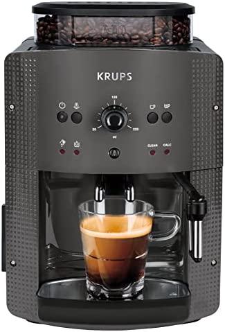 Kavos aparatas Krups | | EA810B70 | Slėgis 15 bar | Su pieno plakikliu | Automatinis | Juodas