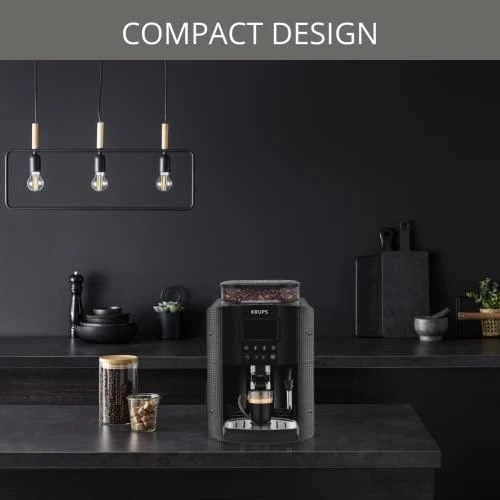 Kavos aparatas espresso Krups EA8150 (1450 W, juodos spalvos)