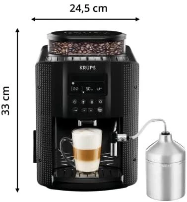 Kavos aparatas espresso Krups EA8150 (1450 W, juodos spalvos)
