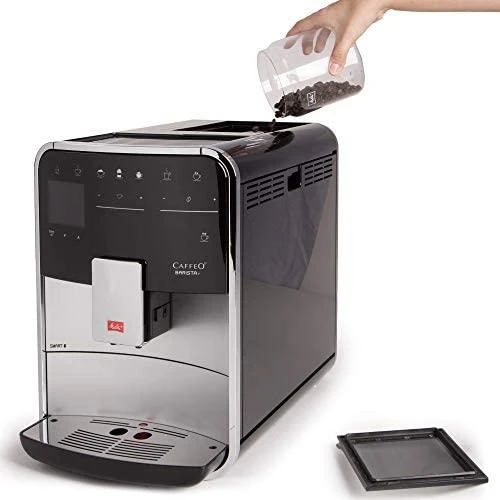 Melitta Barista T Smart F83/1-101 kavos aparatas nuo pupelių iki puodelio