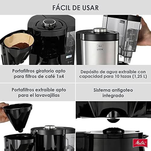 Kavos Aparatas - Melitta 1025-18 10 Puodelių Sidabrinis/Juodas