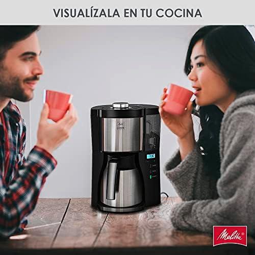 Kavos Aparatas - Melitta 1025-18 10 Puodelių Sidabrinis/Juodas