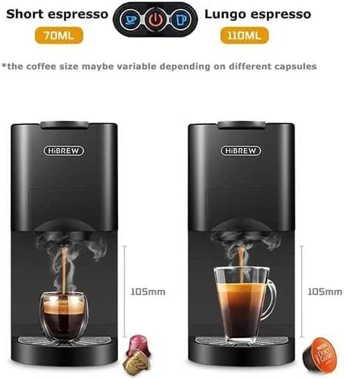 4-in-1 kapsulinis kavos aparatas 1450W HiBREW H3A