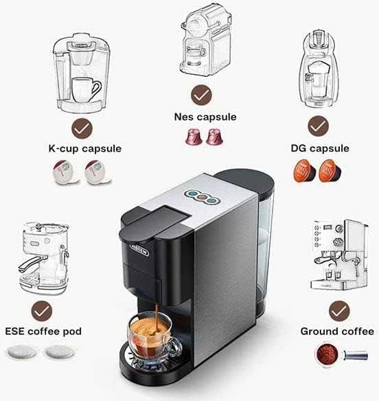 4-in-1 kapsulinis kavos aparatas 1450W HiBREW H3A