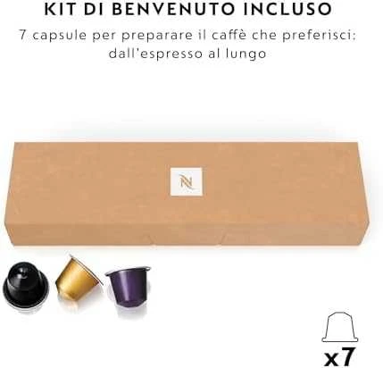 Kapsulinis kavos aparatas Nespresso EN127.BL, mėlynas/juodas