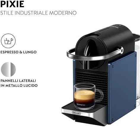 Kapsulinis kavos aparatas Nespresso EN127.BL, mėlynas/juodas