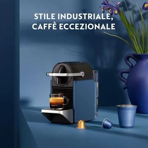 Kapsulinis kavos aparatas Nespresso EN127.BL, mėlynas/juodas