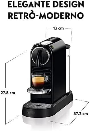 Kavos aparatas DeLonghi EN 167.B Citiz Nespresso Kaffeekapselmaschine Juodas