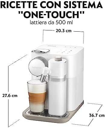 Kavos aparatas DELONGHI Nespresso EN640.W GRAN LATTISSIMA kapsulinis kavos virimo aparatas