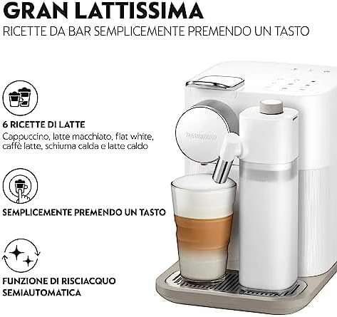 Kavos aparatas DELONGHI Nespresso EN640.W GRAN LATTISSIMA kapsulinis kavos virimo aparatas