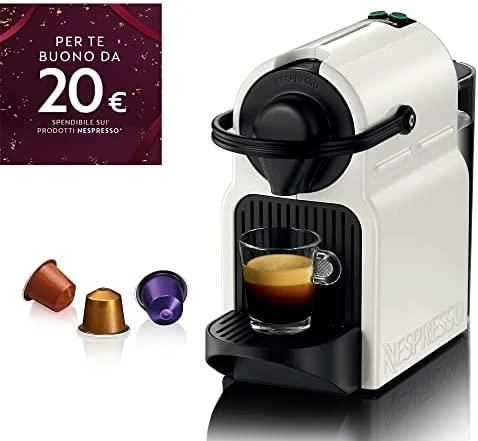 Kavos aparatas Krups XN1001 Inissia Nespresso Slėgis 19 bar, kapsulinis kavos virimo aparatas, 1260 W, Baltas