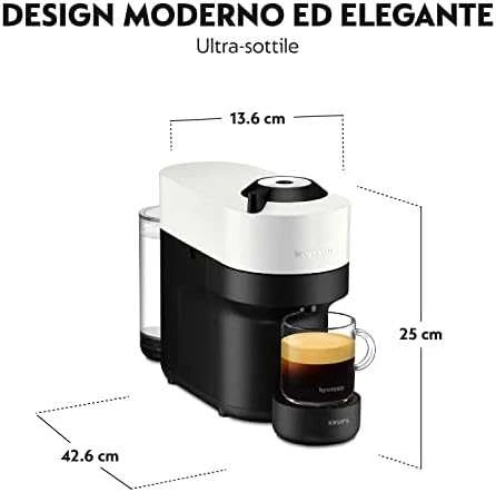 Kavos aparatas Krups Nespresso XN920110 Vertuo Pop kokoso baltas