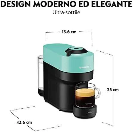 Kavos aparatas Krups Nespresso XN920410 Vertuo Pop aqua mint