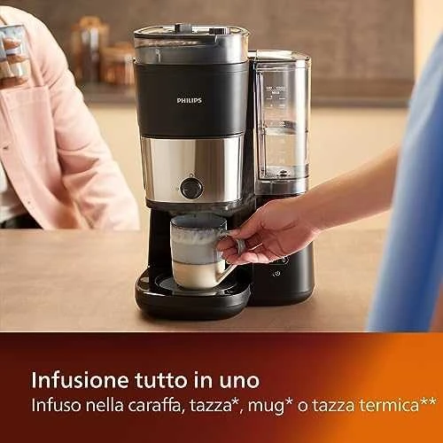 Kavos aparatas Philips All-in-1 Brew Lašėjimo with Įmontuojamas malūnėlis HD7900/50