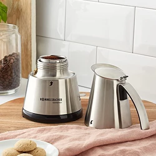 Espresso Maker Rommelsbacher EKO 364/E Semi-automatinis, 365 W, Nerūdijantis plienas