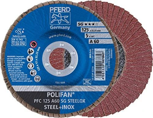 Šlifavimo diskas PFERD PFC125 A SG 60