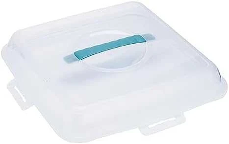 Keeeper Mėlynas torto indelis vakarėliams-buteliukui 34,5x34,5x10,5 cm, šiaurietiškas, mėlynas