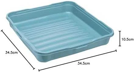 Keeeper Mėlynas torto indelis vakarėliams-buteliukui 34,5x34,5x10,5 cm, šiaurietiškas, mėlynas