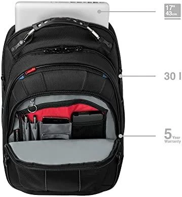 Bag for laptop WENGER patriot 600662 (17 ", juodos spalvos)