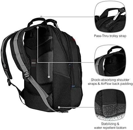 Bag for laptop WENGER patriot 600662 (17 ", juodos spalvos)