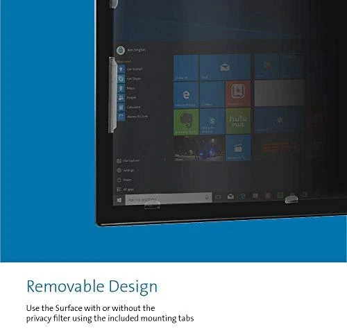 „Kensington“ privatumo filtras, 2 krypčių, nuimamas, skirtas „Microsoft Surface Go“