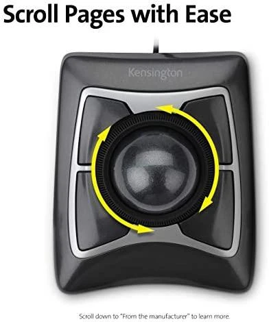 Leitz Kensington Expert Pelė kompiuterinė pelė USB Rodomasis rutuliukas Abiems rankoms