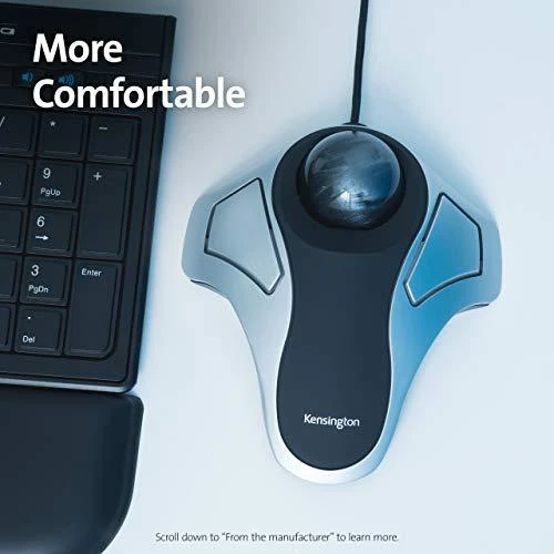 Pelė Leitz KENSINGTON Orbit Optinė Trackball juodas metallic