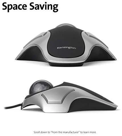 Pelė Leitz KENSINGTON Orbit Optinė Trackball juodas metallic