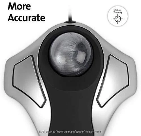 Pelė Leitz KENSINGTON Orbit Optinė Trackball juodas metallic