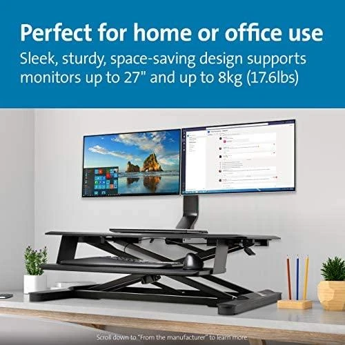 Laikiklis Leitz KENSINGTON space-saving dual monitorius arm